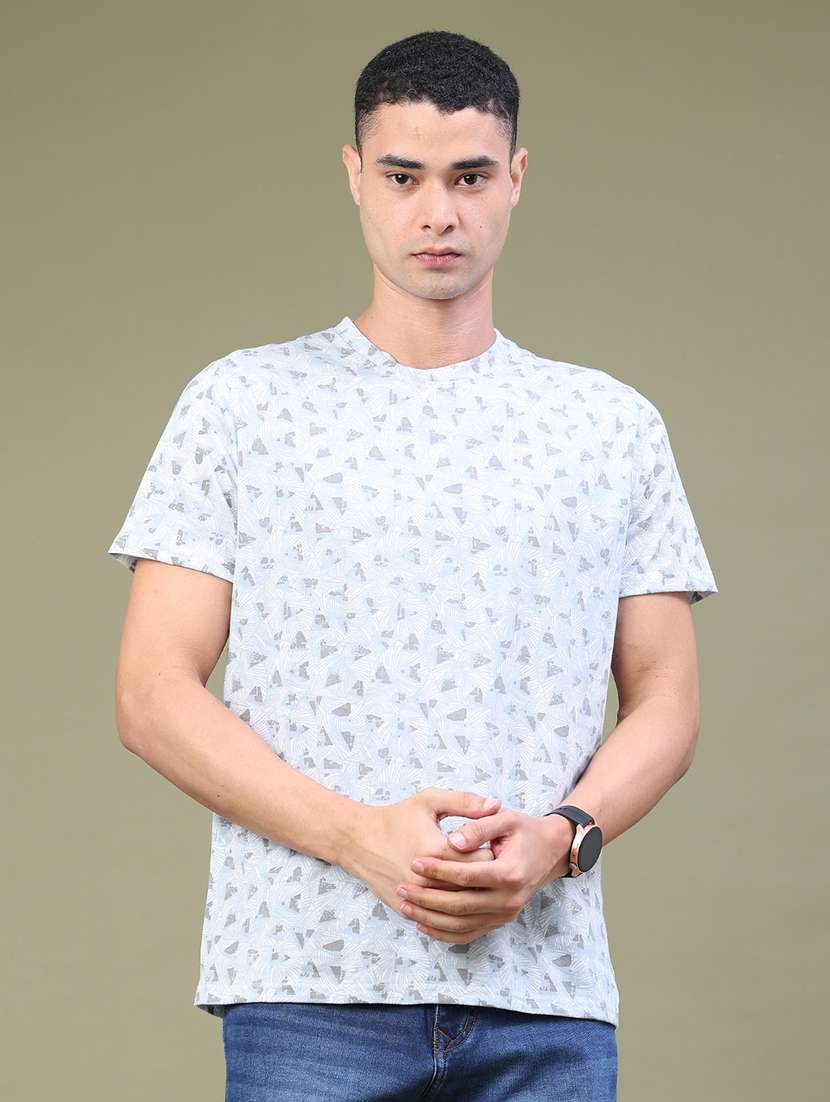 men printed short sleeve regular fit t-shirt - 22433287 -  Standard Image - 2