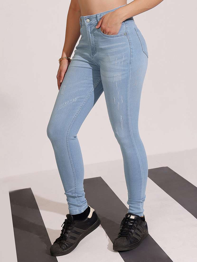 women blue denim jean - 22433764 -  Standard Image - 2