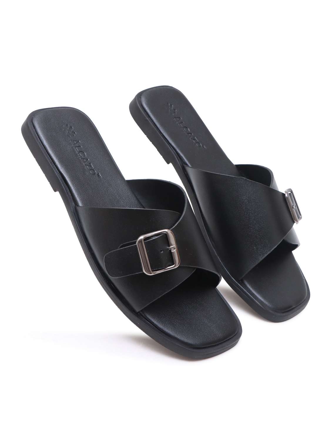 men solid slip on sandal - 22434003 -  Standard Image - 2