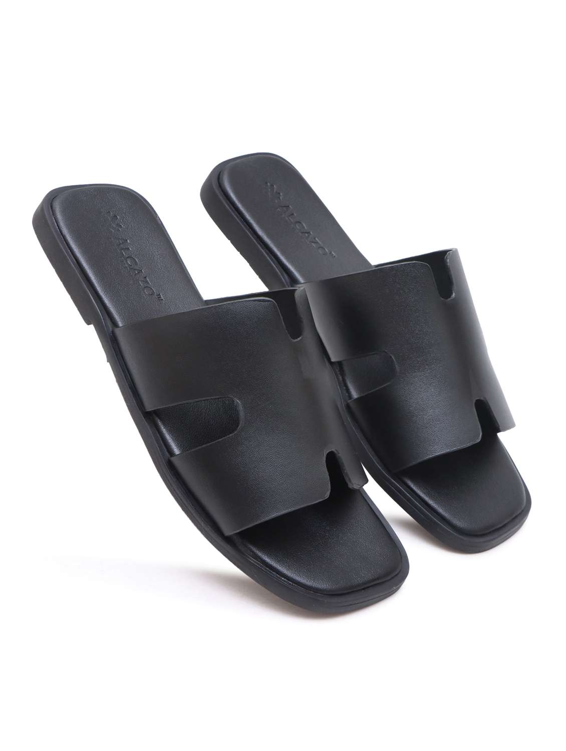 men solid slip on sandal - 22434015 -  Standard Image - 2