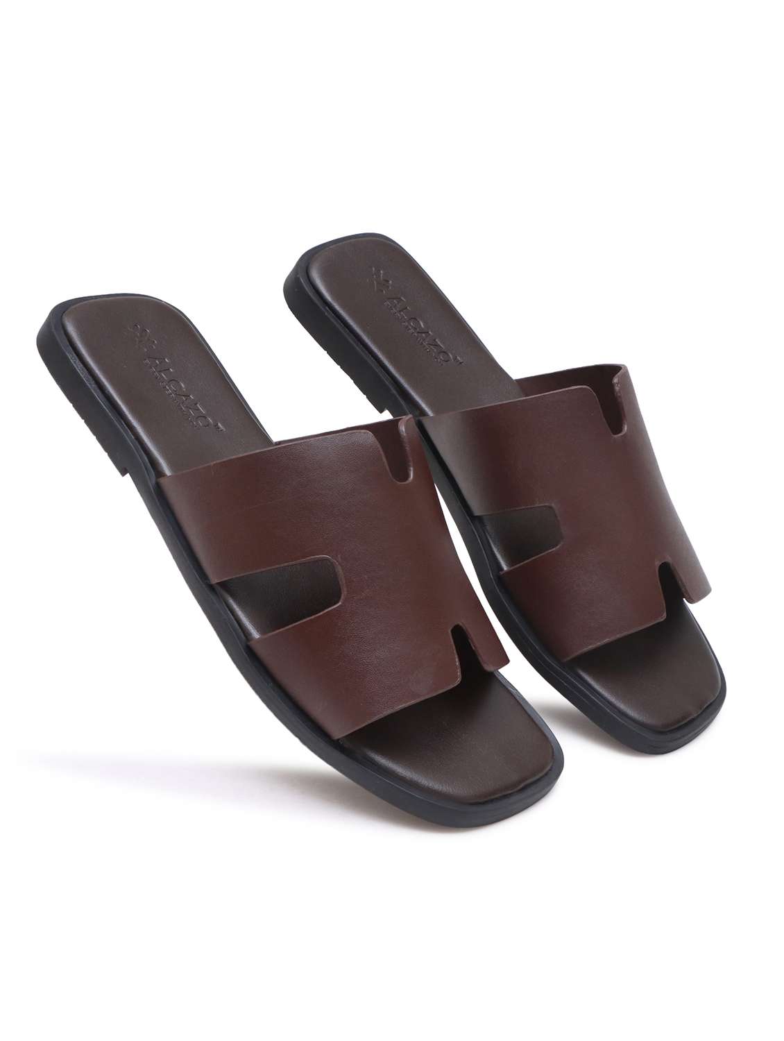 men solid slip on sandal - 22434016 -  Standard Image - 2