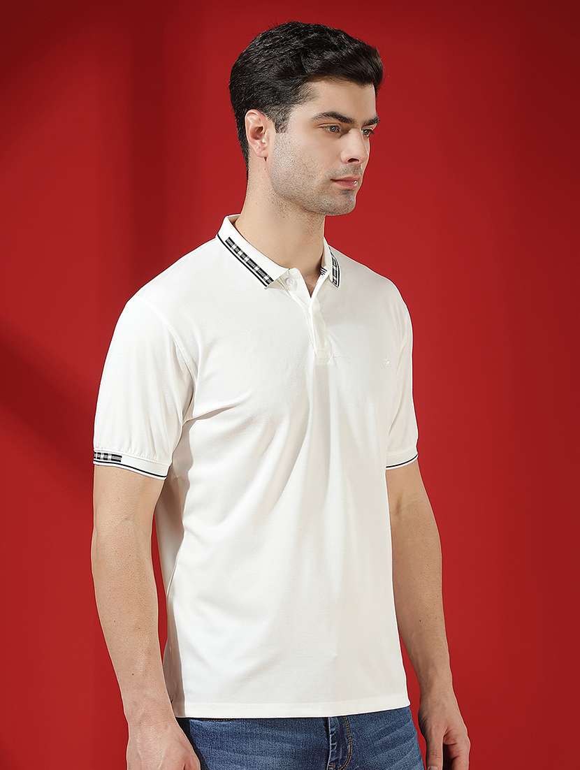 men solid short sleeve slim fit polo t-shirt - 22434062 -  Standard Image - 2