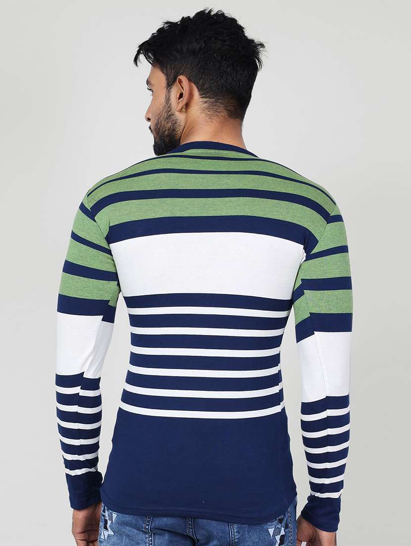 men color block long sleeves t shirt - 22435845 -  Standard Image - 2