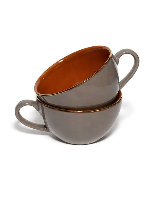 two ceramic soup bowls - 22436010 -  Standard Image - 2