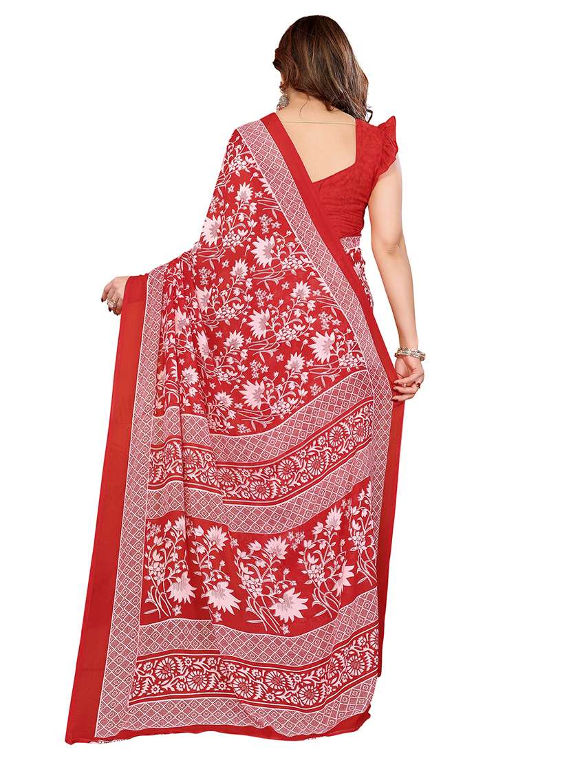 women pack of 2 printed combo saree with blouse - 22436137 -  Standard Image - 2