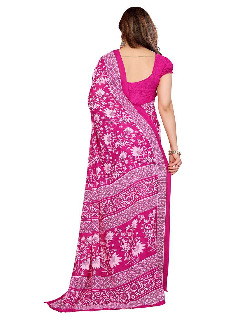 women pack of 2 printed combo saree with blouse - 22436227 -  Standard Image - 2