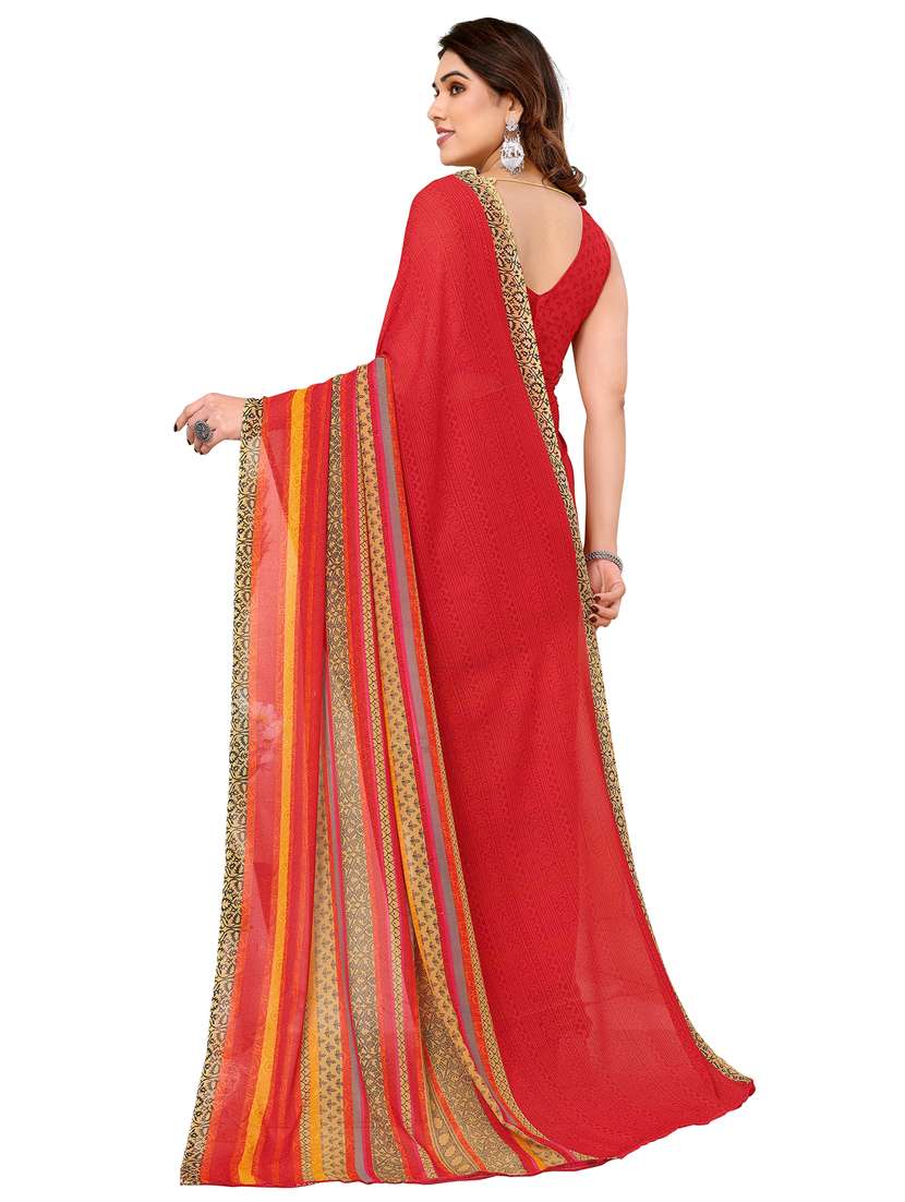 women pack of 2 printed combo saree with blouse - 22436347 -  Standard Image - 2