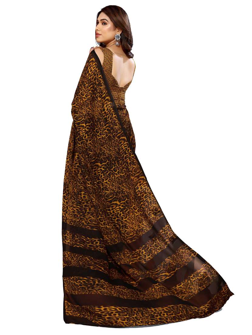 Women Pack Of 2 Printed Combo Saree With Blouse - 22436387 -  Standard Image - 2