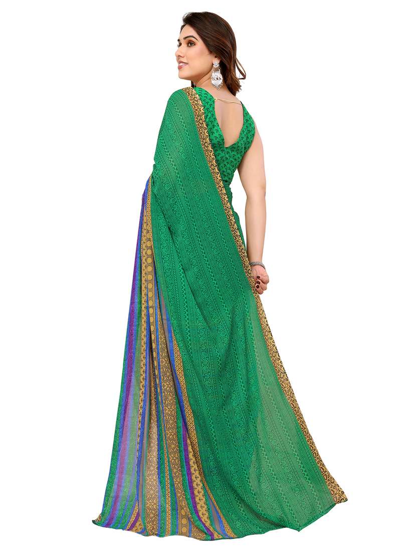 women pack of 2 printed combo saree with blouse - 22436457 -  Standard Image - 2
