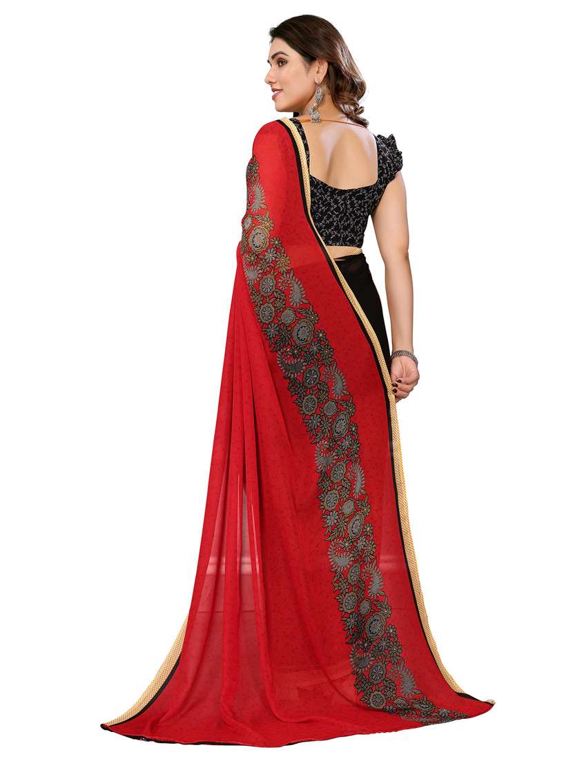 women pack of 2 printed combo saree with blouse - 22436461 -  Standard Image - 2