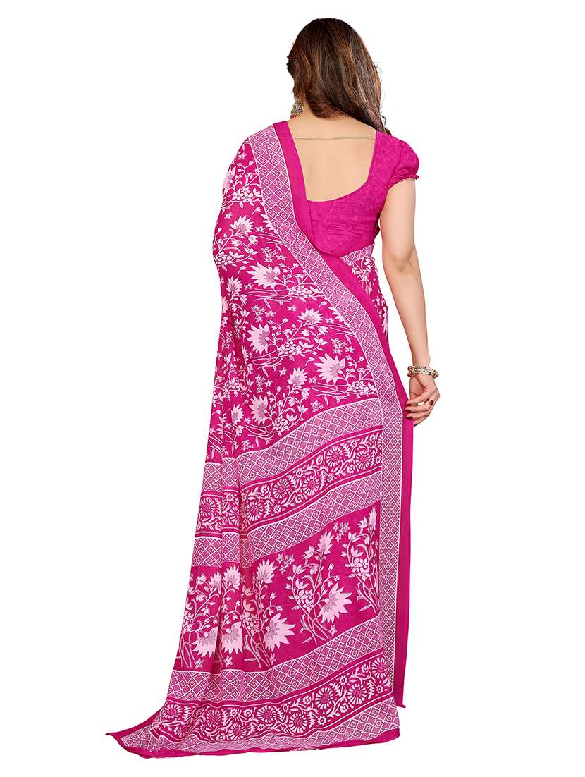 women pack of 2 printed combo saree with blouse - 22436762 -  Standard Image - 2