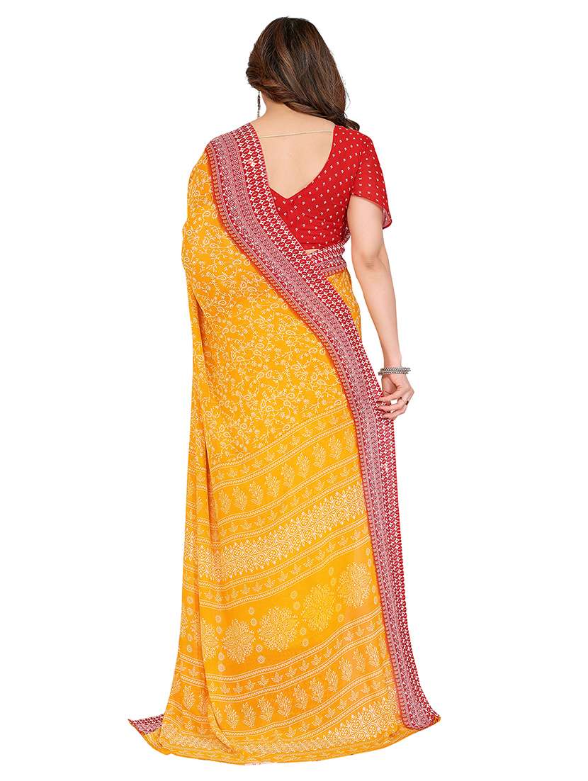 women pack of 2 printed combo saree with blouse - 22436774 -  Standard Image - 2