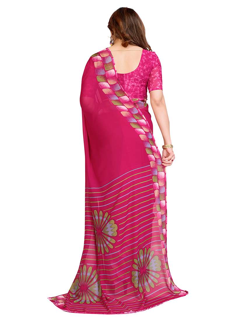 women pack of 2 printed combo saree with blouse - 22436901 -  Standard Image - 2