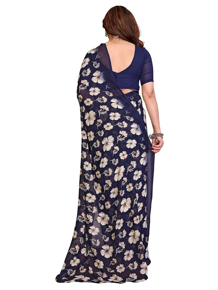 women pack of 2 printed combo saree with blouse - 22436945 -  Standard Image - 2