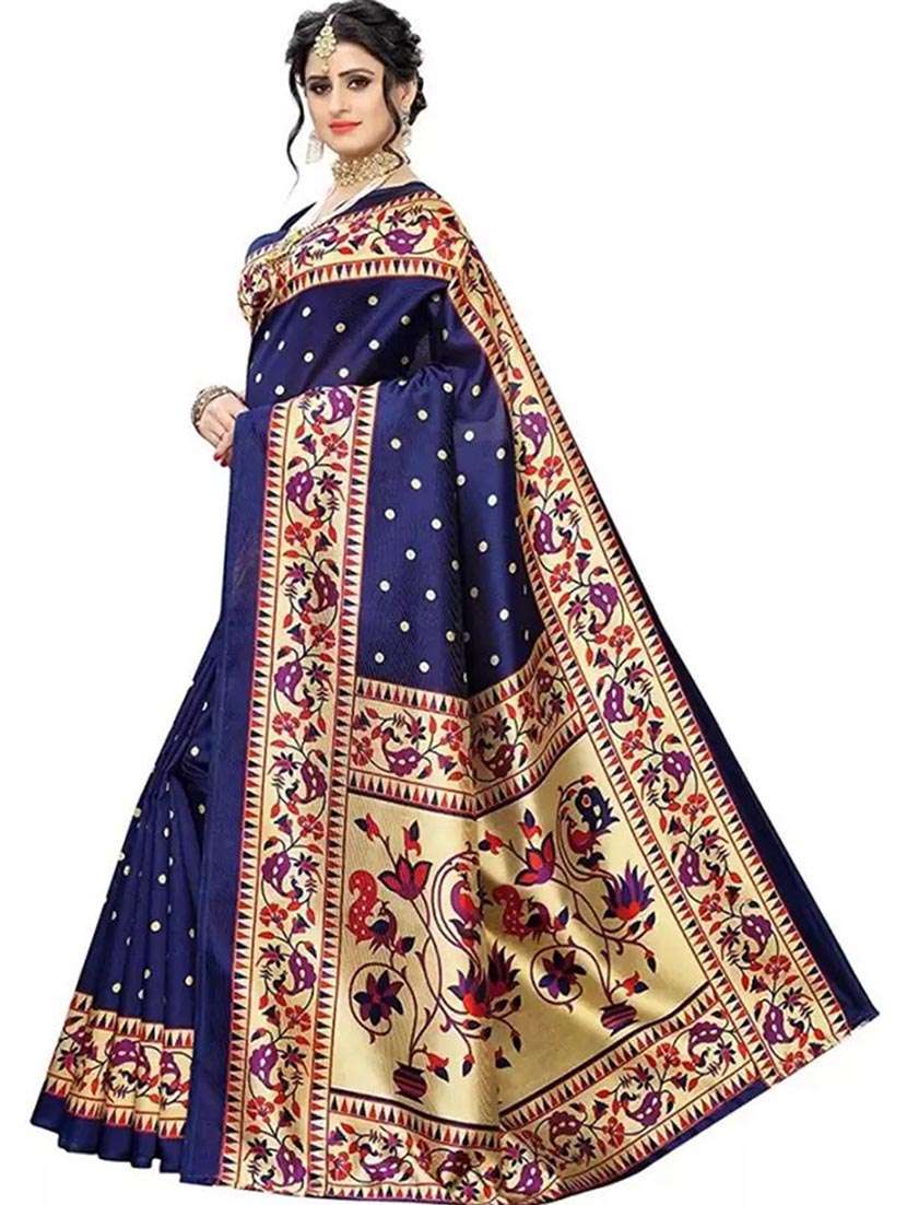 women self design paithani saree with blouse - 22437705 -  Standard Image - 2