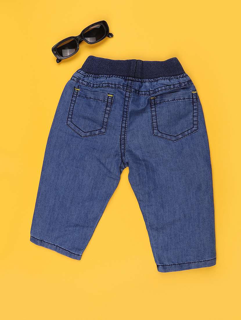 boys embroidered mid rise slim fit jeans - 22438872 -  Standard Image - 2