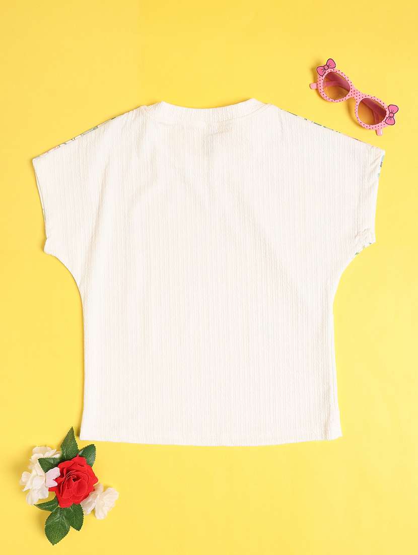  girls printed round neck short sleeves tee - 22439381 -  Standard Image - 2