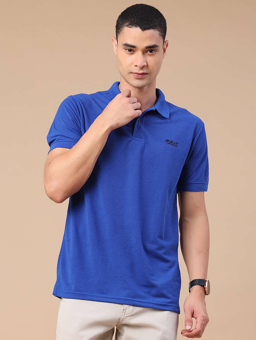 men solid short sleeve regular fit polo t-shirt - 22439408 -  Standard Image - 2