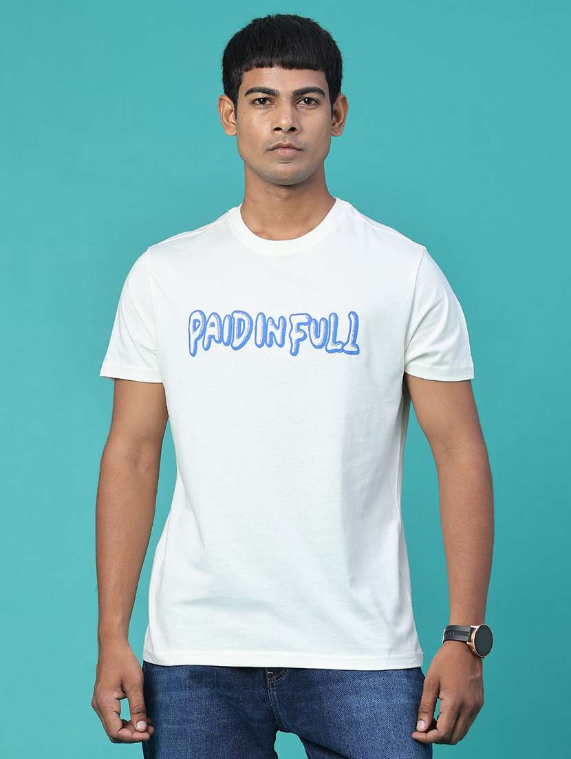 Men Printed Short Sleeve Regular Fit T-shirt - 22439530 -  Standard Image - 2