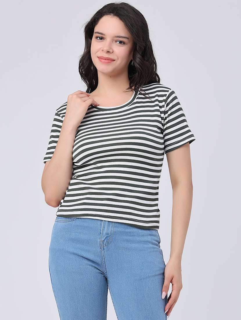 women printed round neck regular t-shirt - 22439578 -  Standard Image - 2