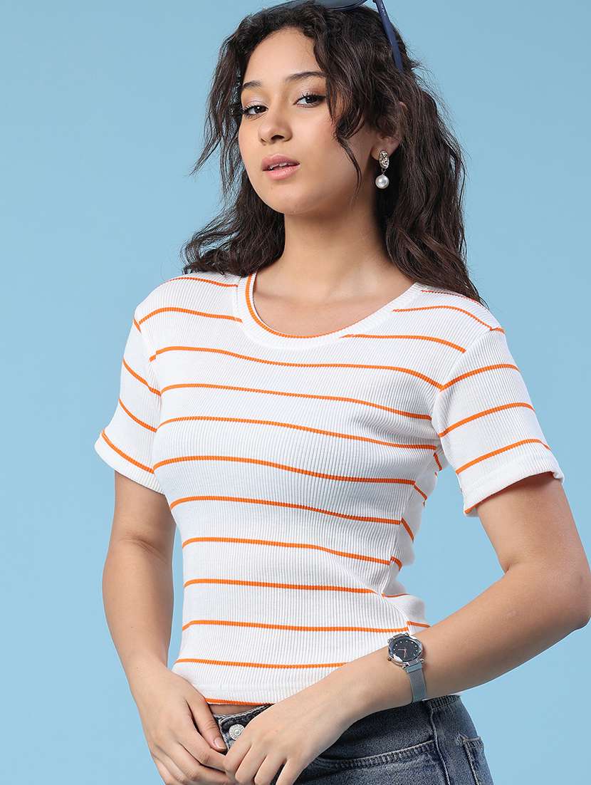 women printed round neck short sleeves t-shirt - 22439587 -  Standard Image - 2
