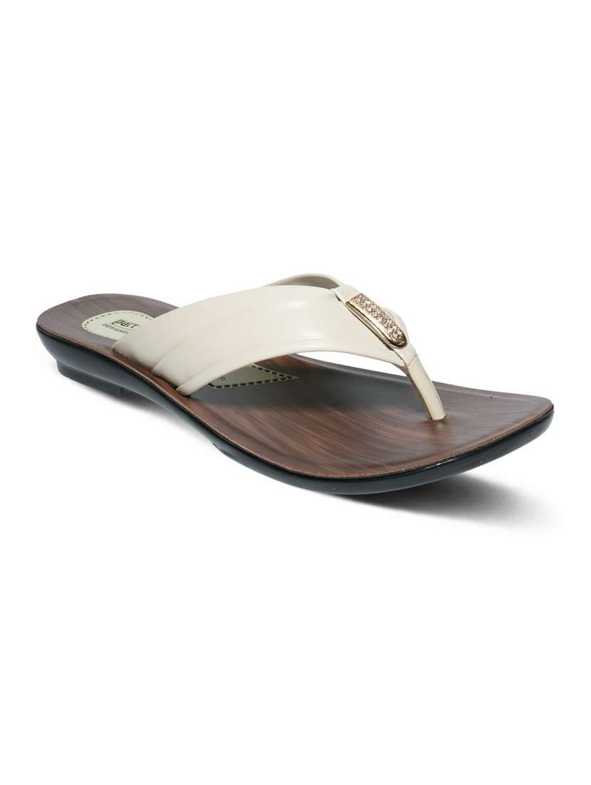 women solid slip on flat sandal - 22440669 -  Standard Image - 2