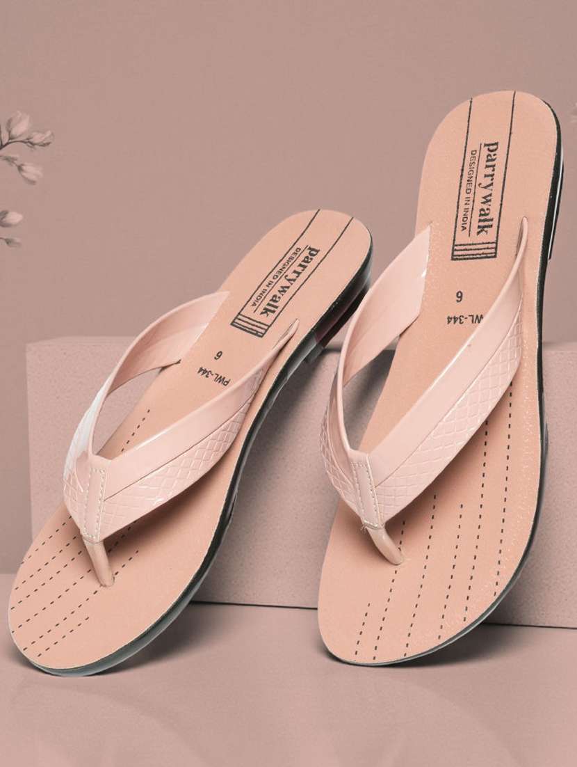 women solid slip on flat sandal