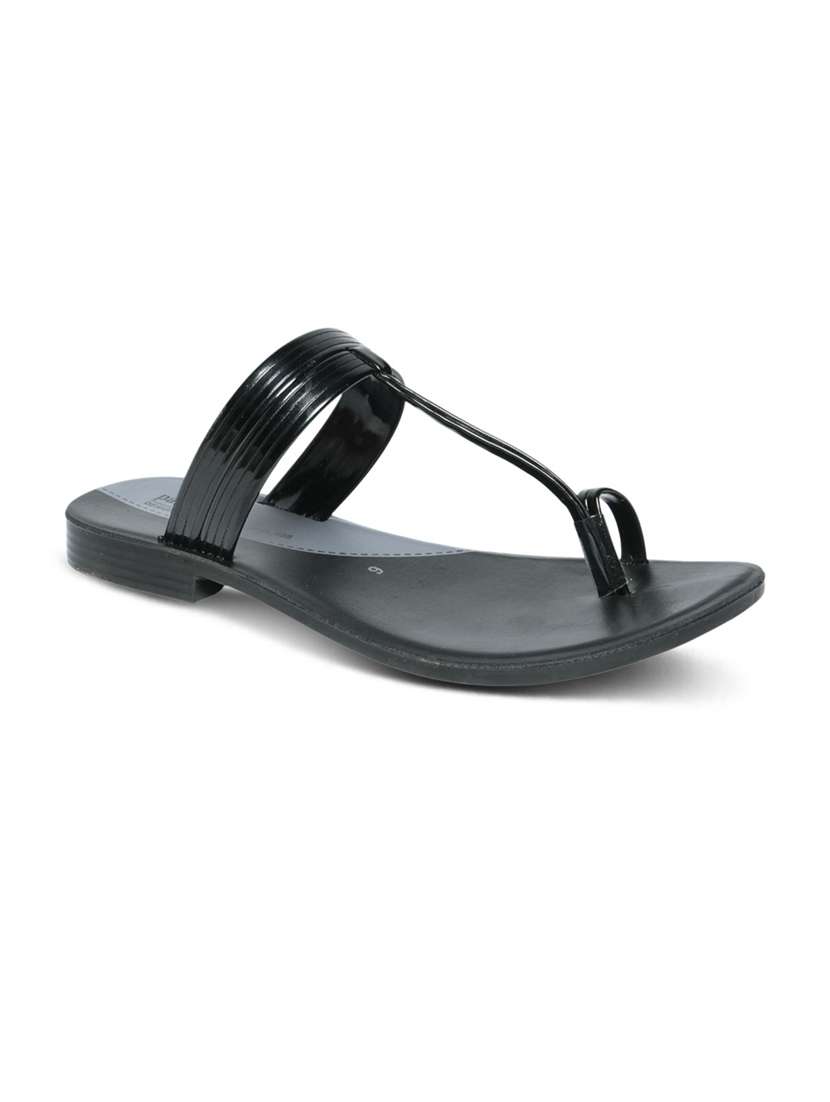 women solid slip on flat sandals - 22440671 -  Standard Image - 2