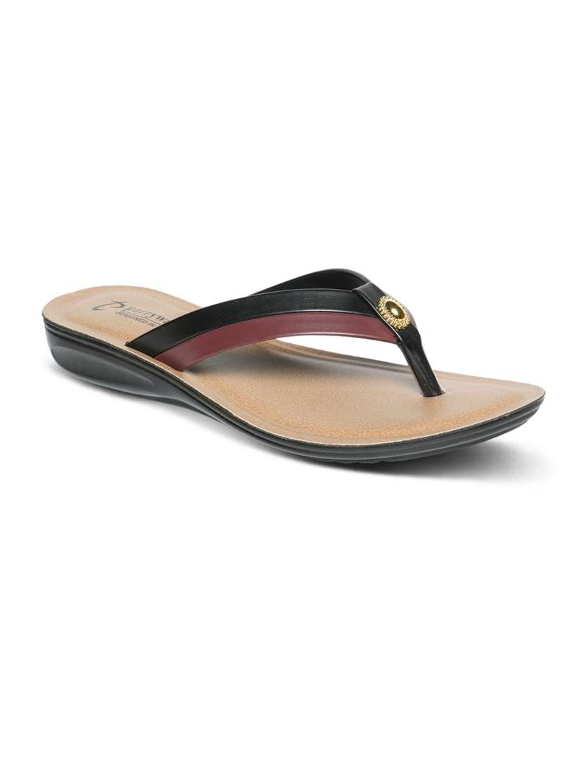 women solid slip on flat sandals - 22440674 -  Standard Image - 2