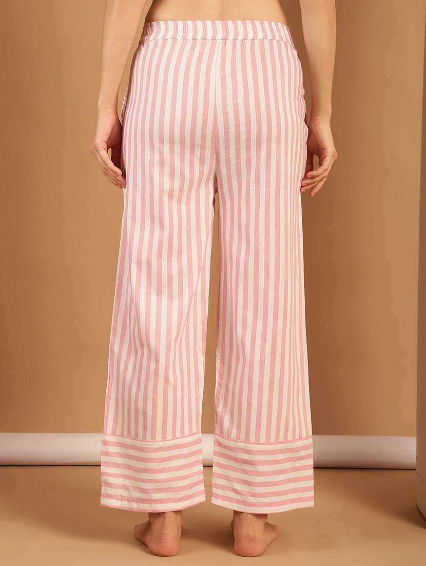 women multi colored cotton straight trouser - 22441174 -  Standard Image - 2