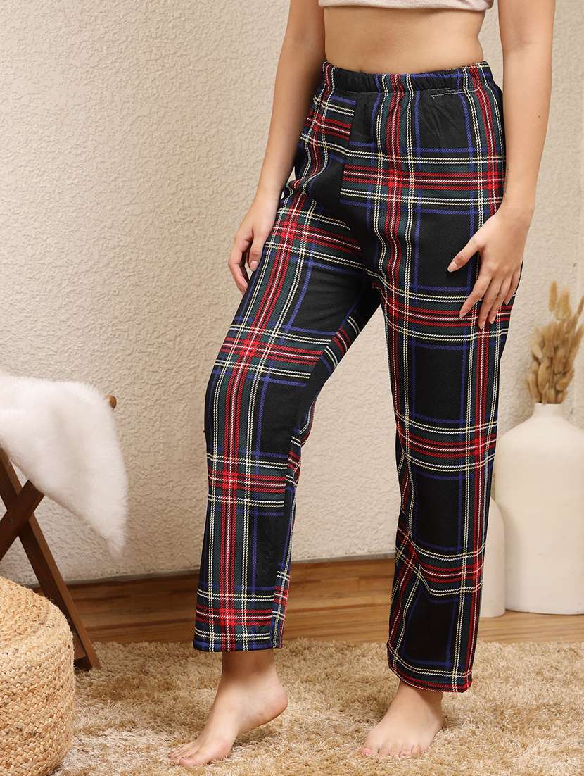 women multi colored cotton straight trouser - 22441183 -  Standard Image - 2