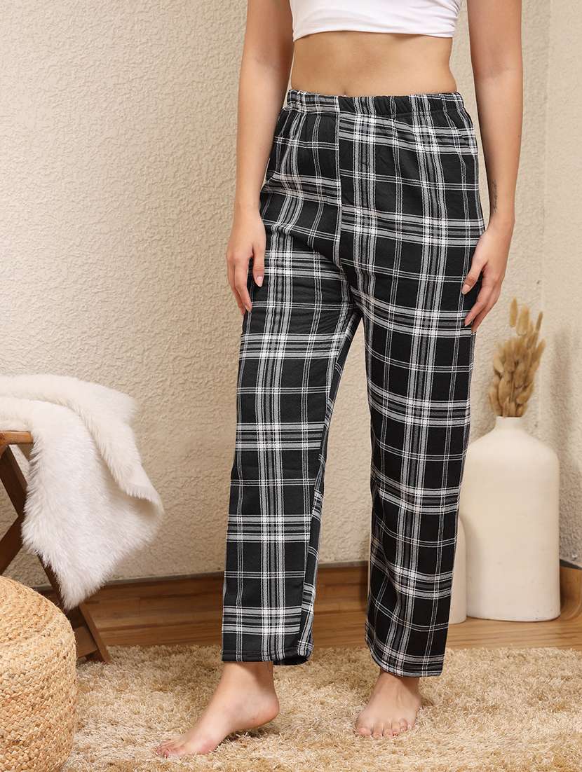 women multi colored cotton straight trouser - 22441185 -  Standard Image - 2