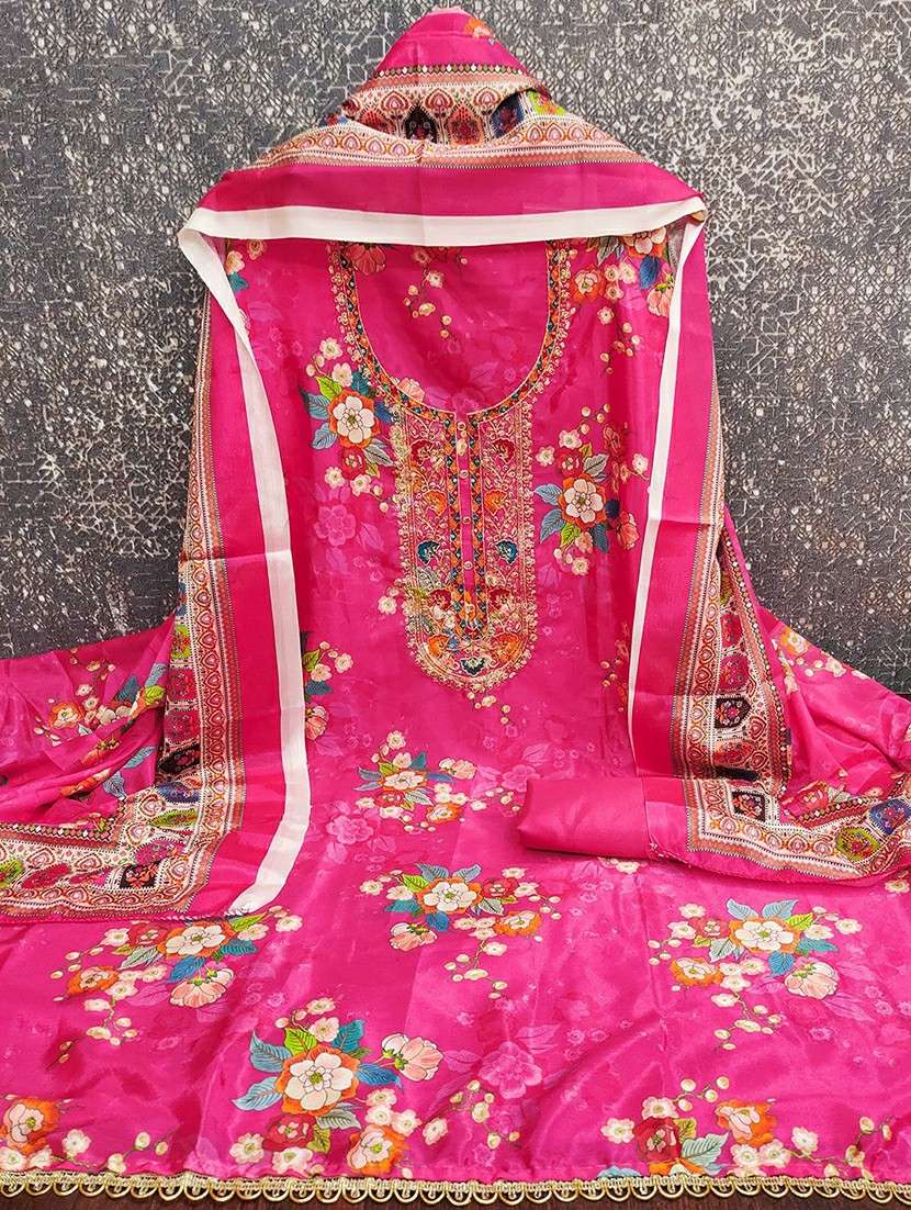 Women Floral Printed Unstitched Suit Set - 22441386 -  Standard Image - 2