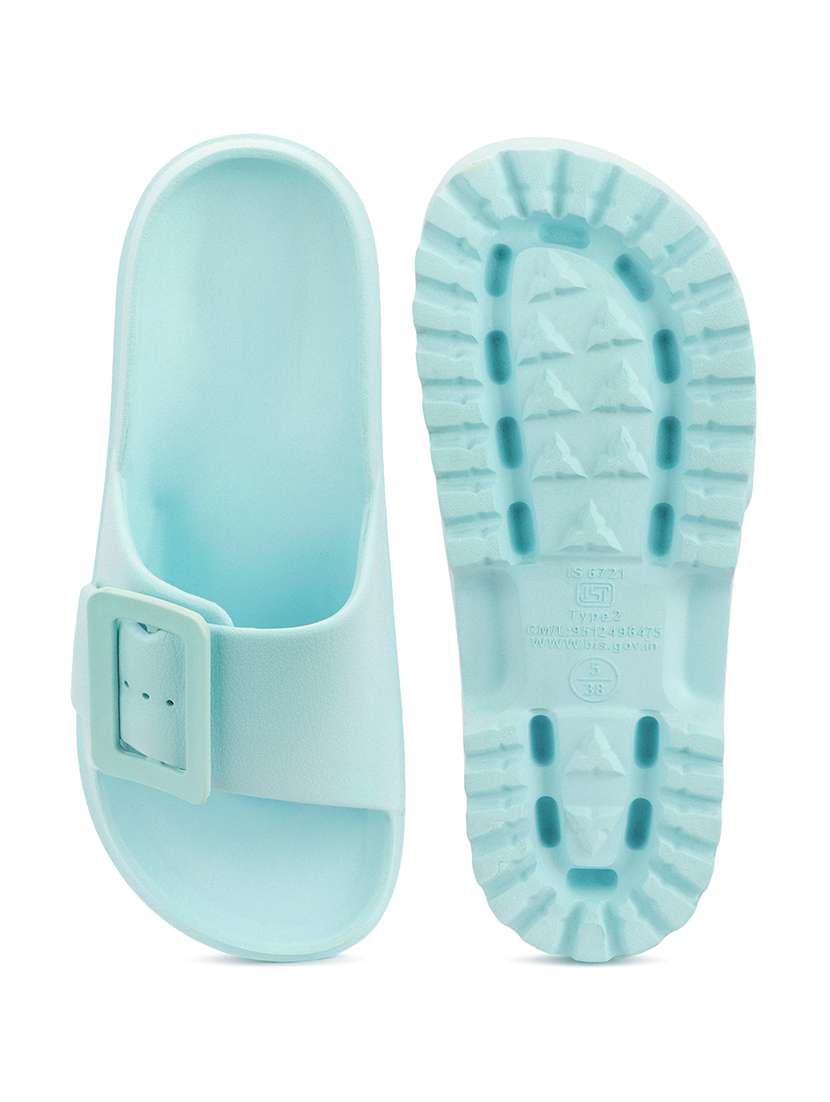 women green slip on sandal - 22441469 -  Standard Image - 2