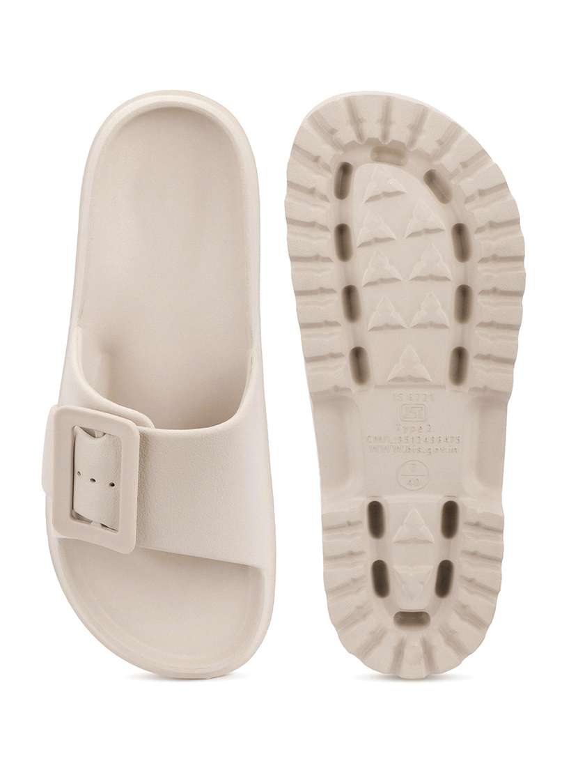 women beige slip on sandal - 22441471 -  Standard Image - 2