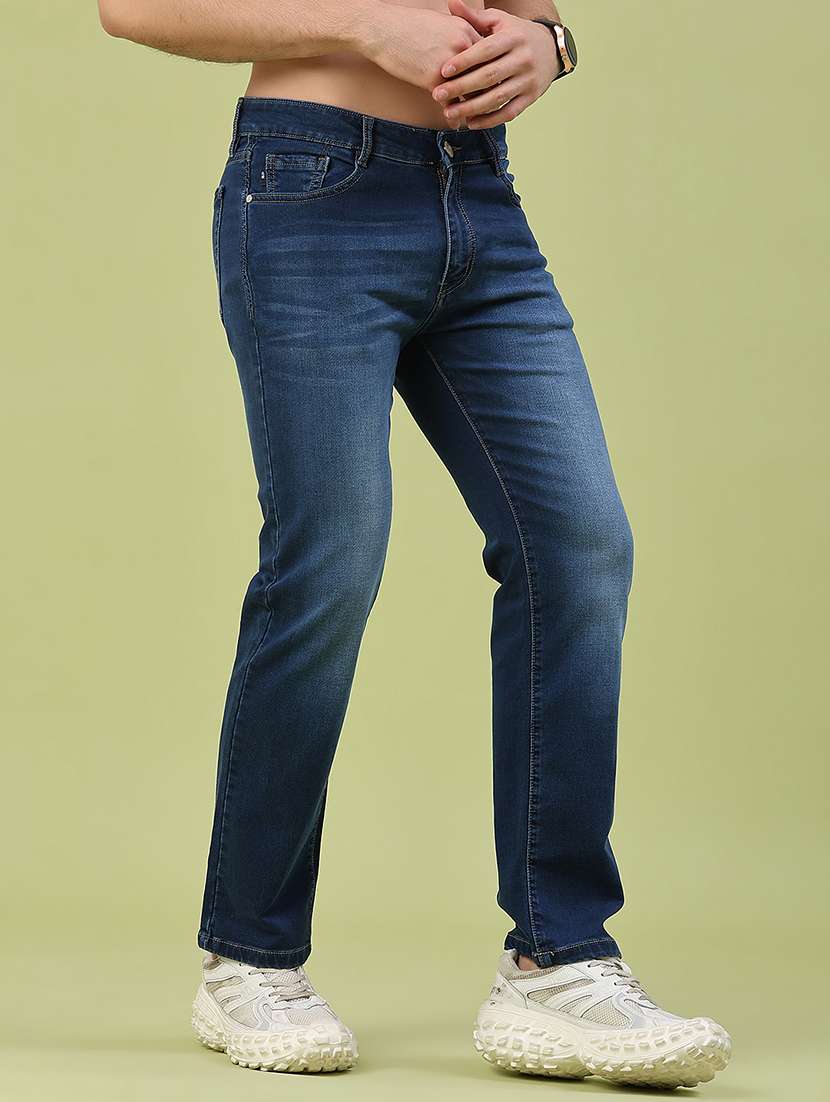 men washed mid rise full length slim fit jeans - 22441594 -  Standard Image - 2