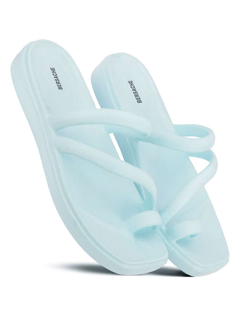  men solid green slip on flip flop - 22442097 -  Standard Image - 2