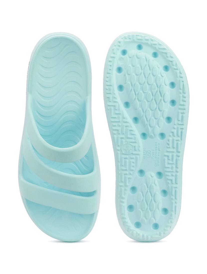 men solid blue slip on flip flop - 22442101 -  Standard Image - 2