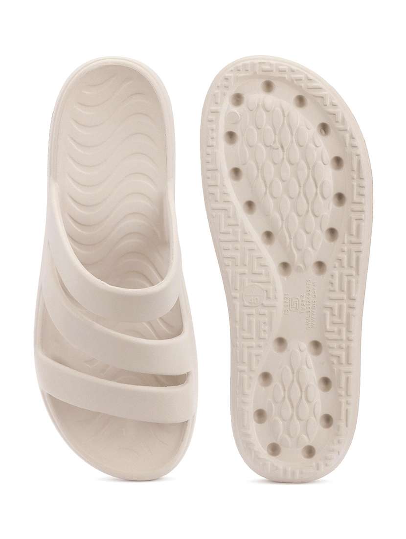 men solid beige slip on flip flop - 22442102 -  Standard Image - 2