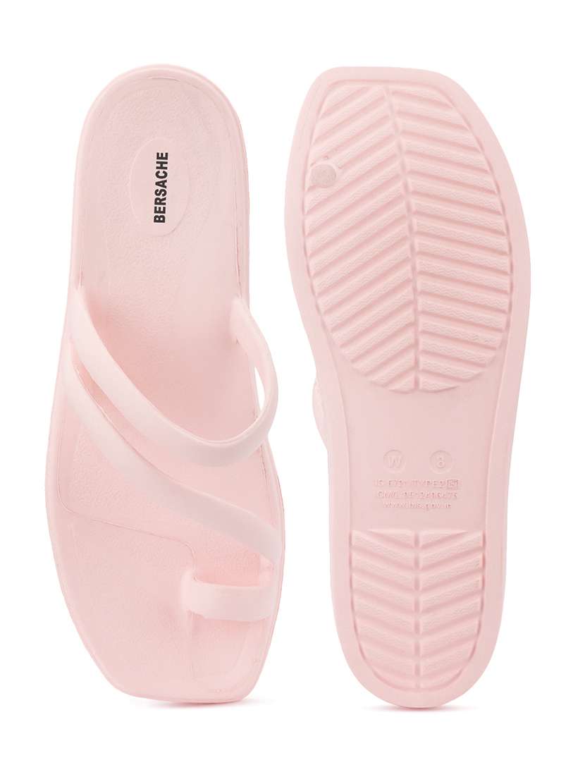 men solid orange slip on flip flop - 22442106 -  Standard Image - 2