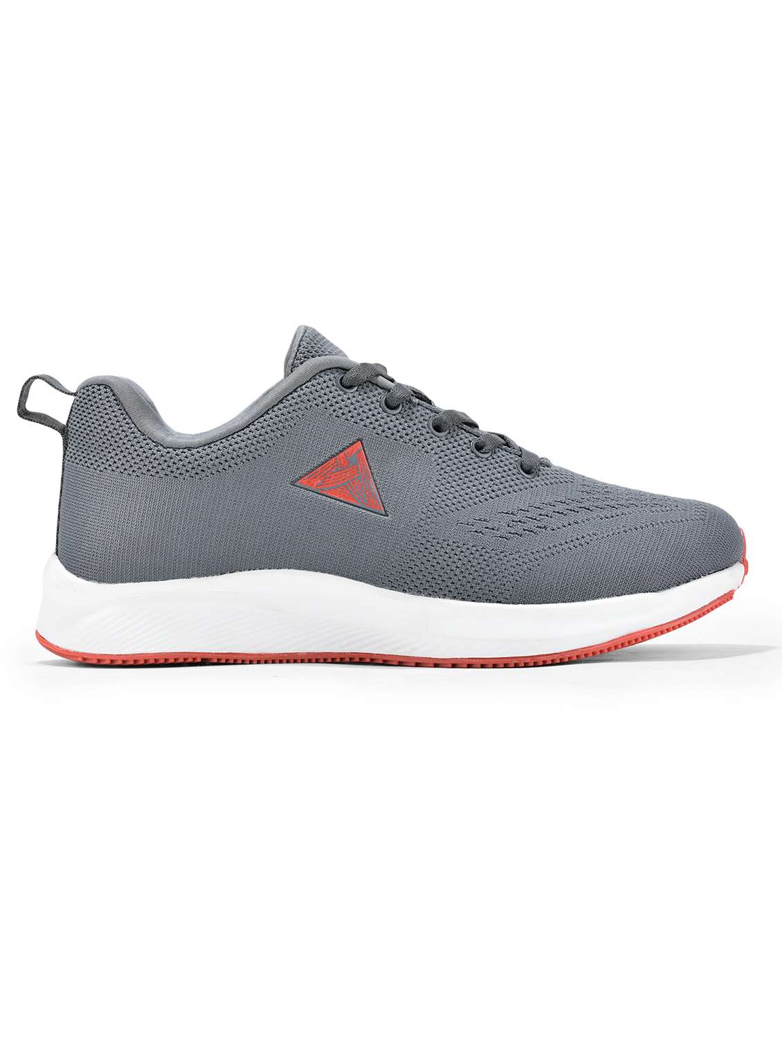 men grey solid lace up sport shoe - 22442308 -  Standard Image - 2