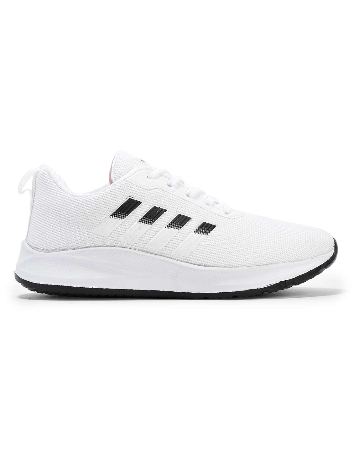 men white solid lace up sport shoe - 22442310 -  Standard Image - 2