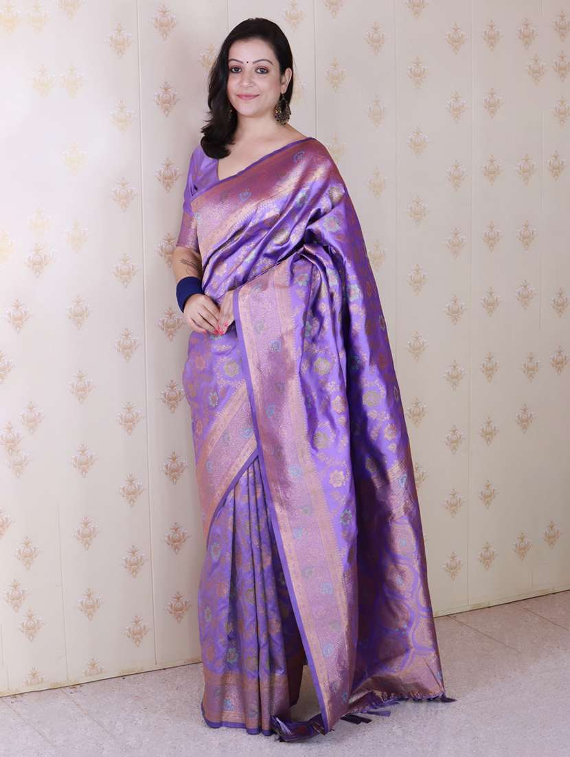 women self design banarasi saree with blouse - 22442975 -  Standard Image - 2