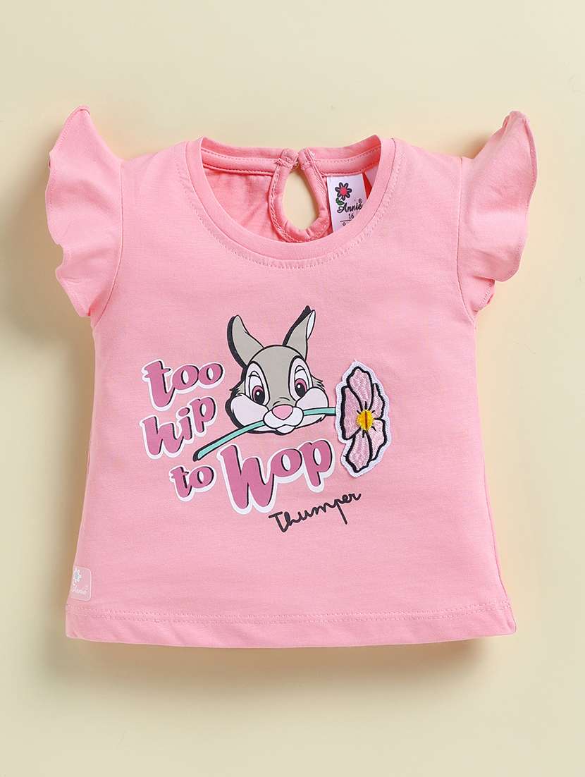 girls printed round neck shorts set - 22443279 -  Standard Image - 2