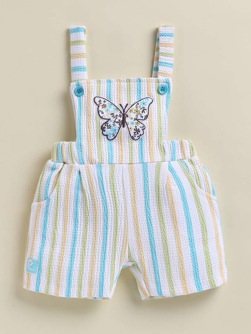 kids blue cotton blend  jumpsuit twin sets & jump suit - 22443337 -  Standard Image - 2