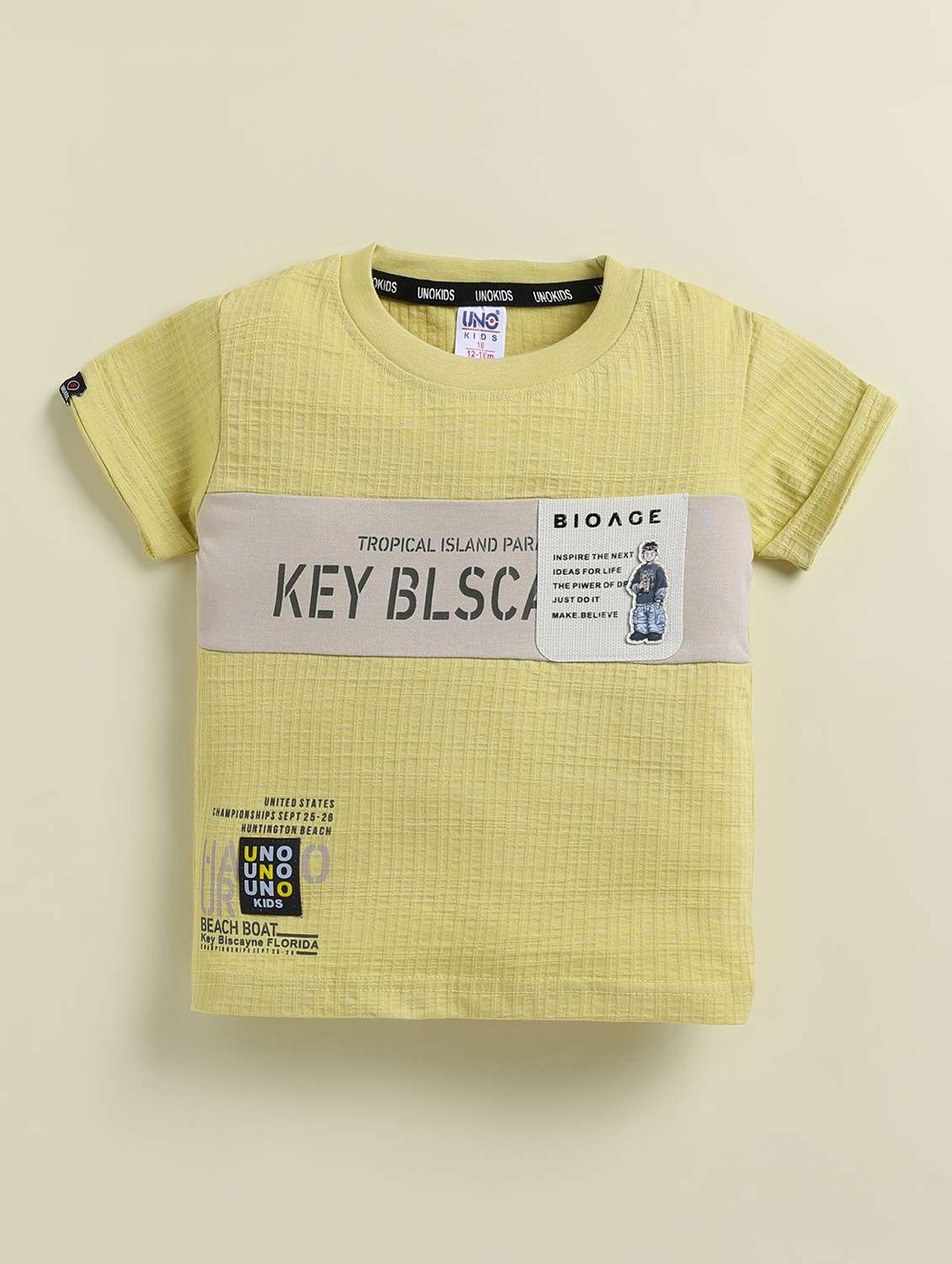 boys yellow lycra shorts set - 22443357 -  Standard Image - 2