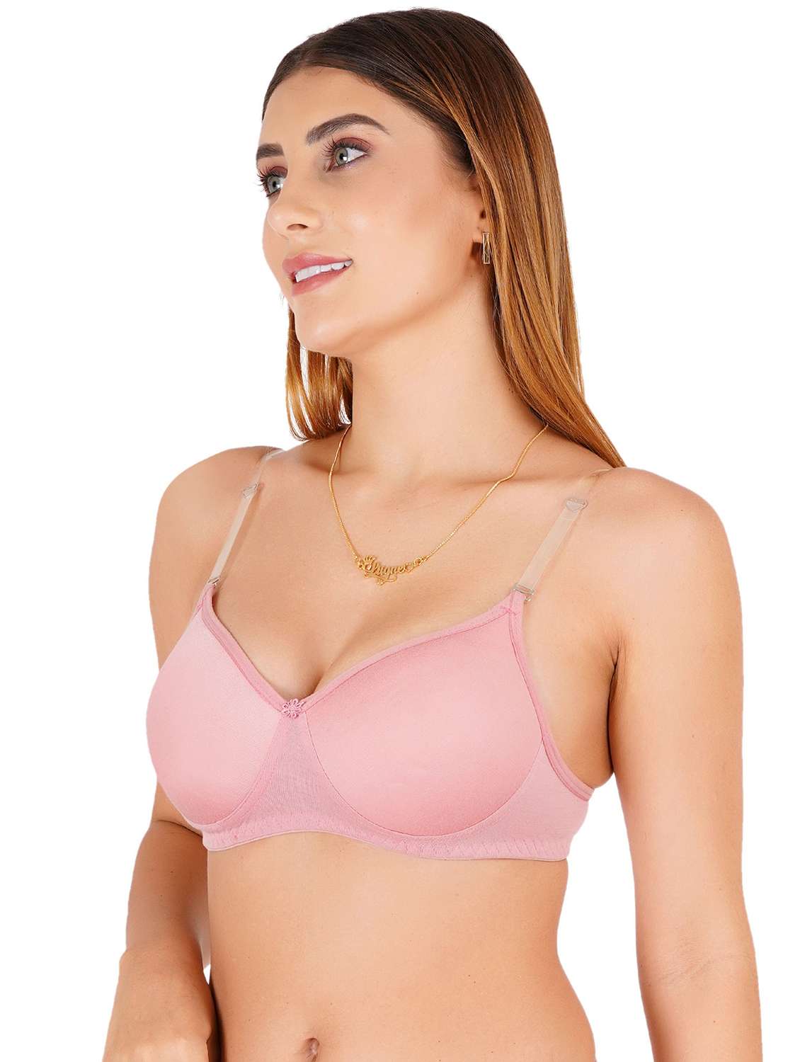 women solid non-wired t-shirt bra - 22443717 -  Standard Image - 2