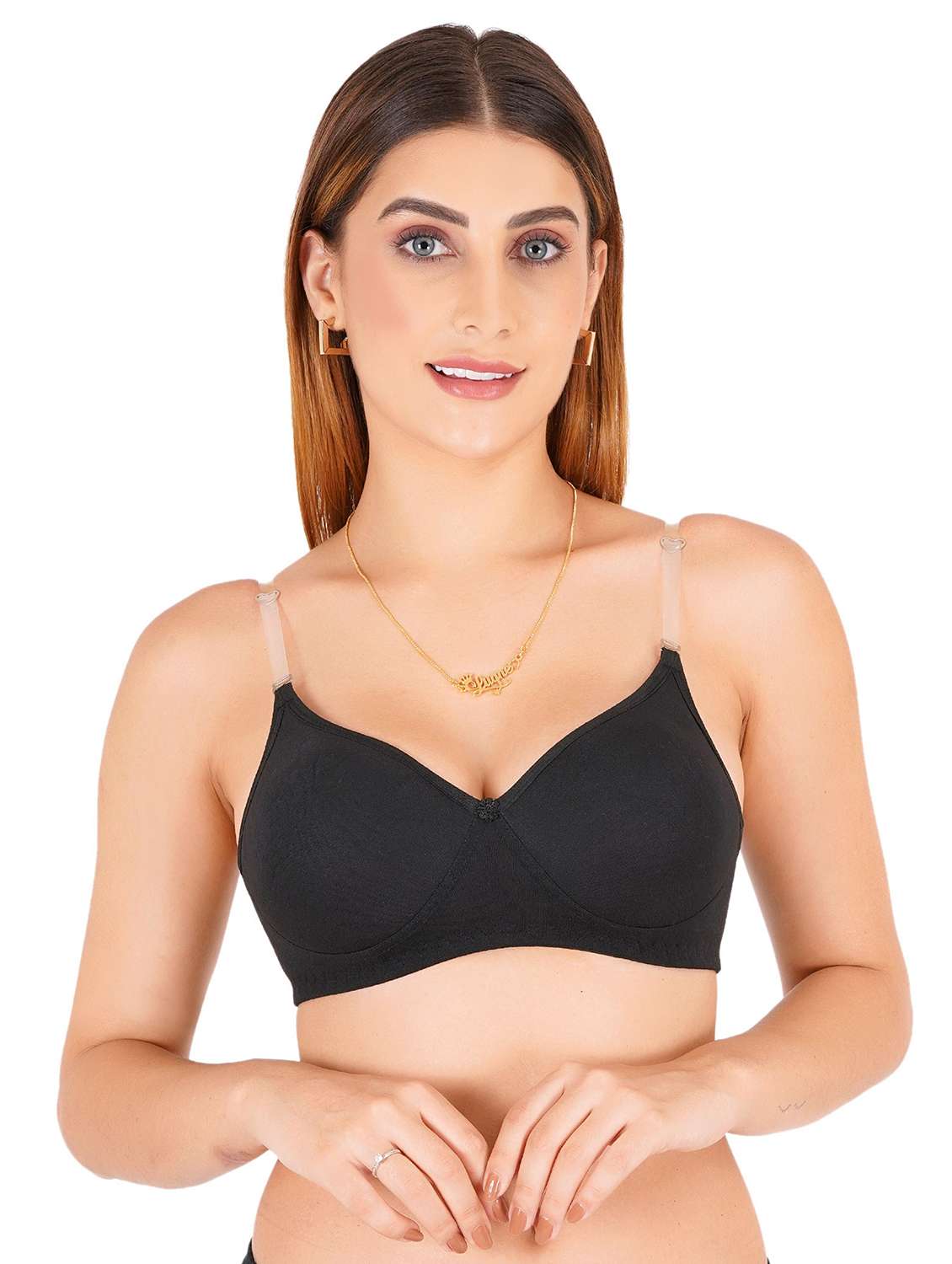 Women Pack Of 2 Non Padded Bra - 22443752 -  Standard Image - 2