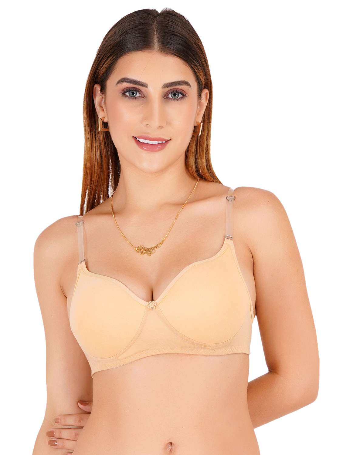 women pack of 2 non padded bra - 22443778 -  Standard Image - 2
