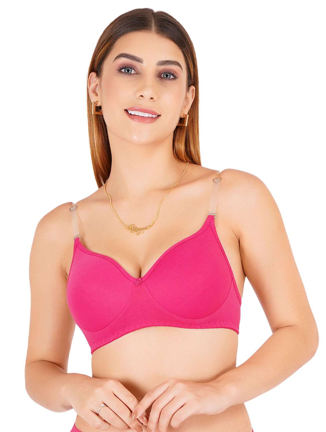 women pack of 2 non padded bra - 22443791 -  Standard Image - 2